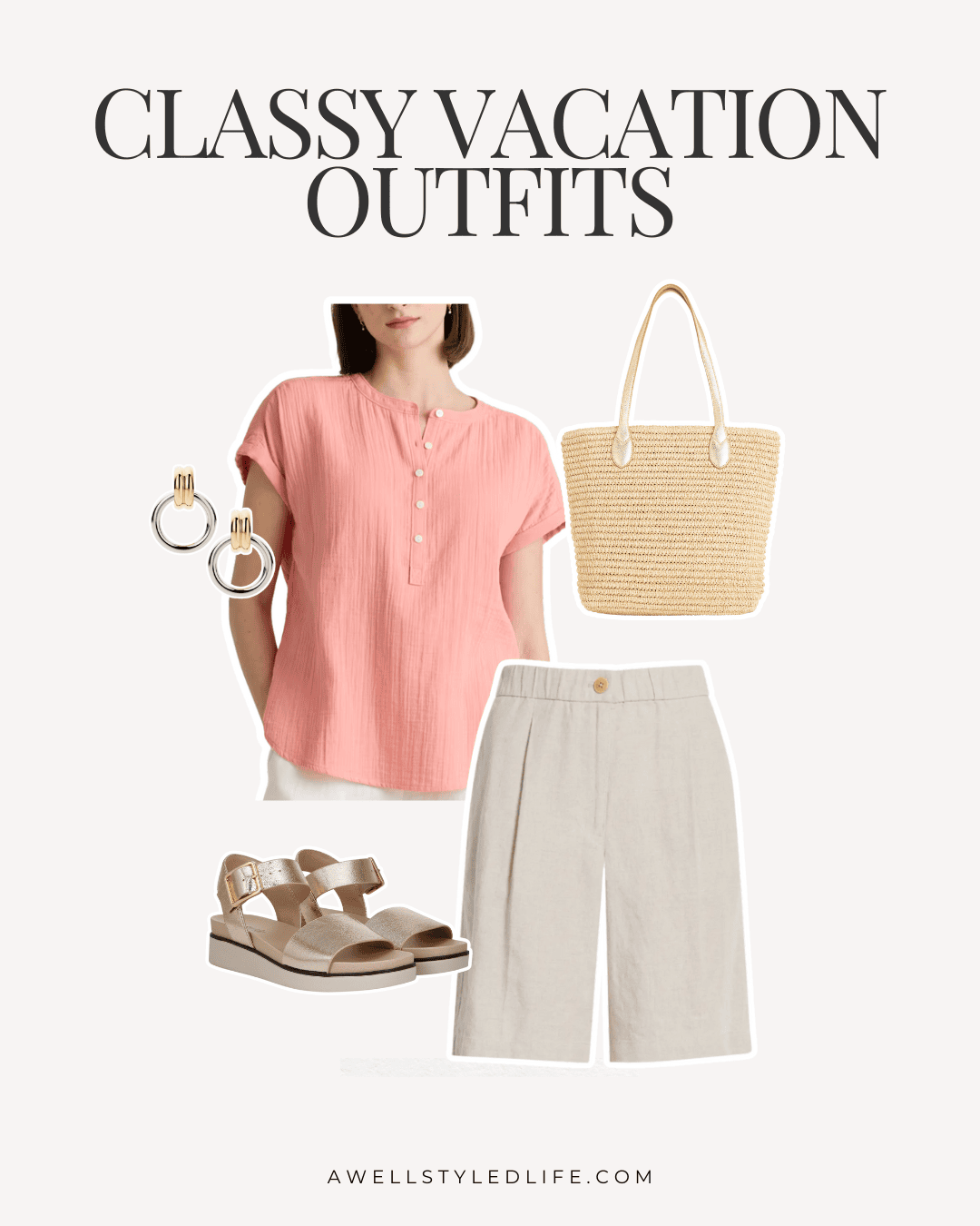 CLASSY VACATION OUTFITS FOR WOMEN OVER 50 60 70 FOR THEIR NEXT TRIP 